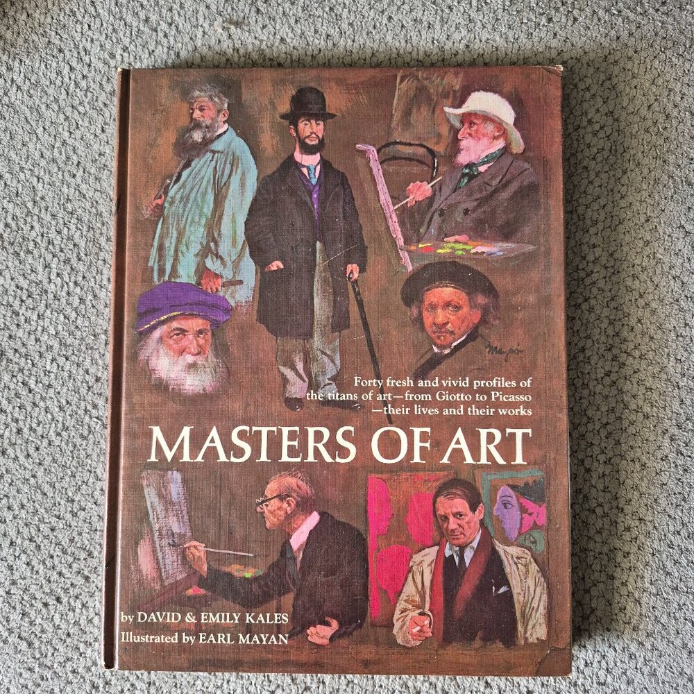 Masters of Art, David & Emily Kales, Rare Hardcover Book.